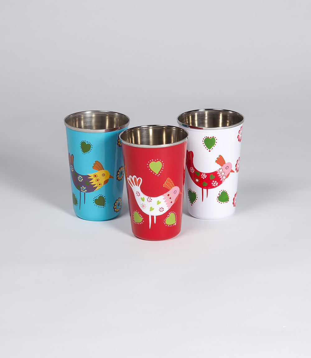 Ida the Chicken Red Drinking Tumbler