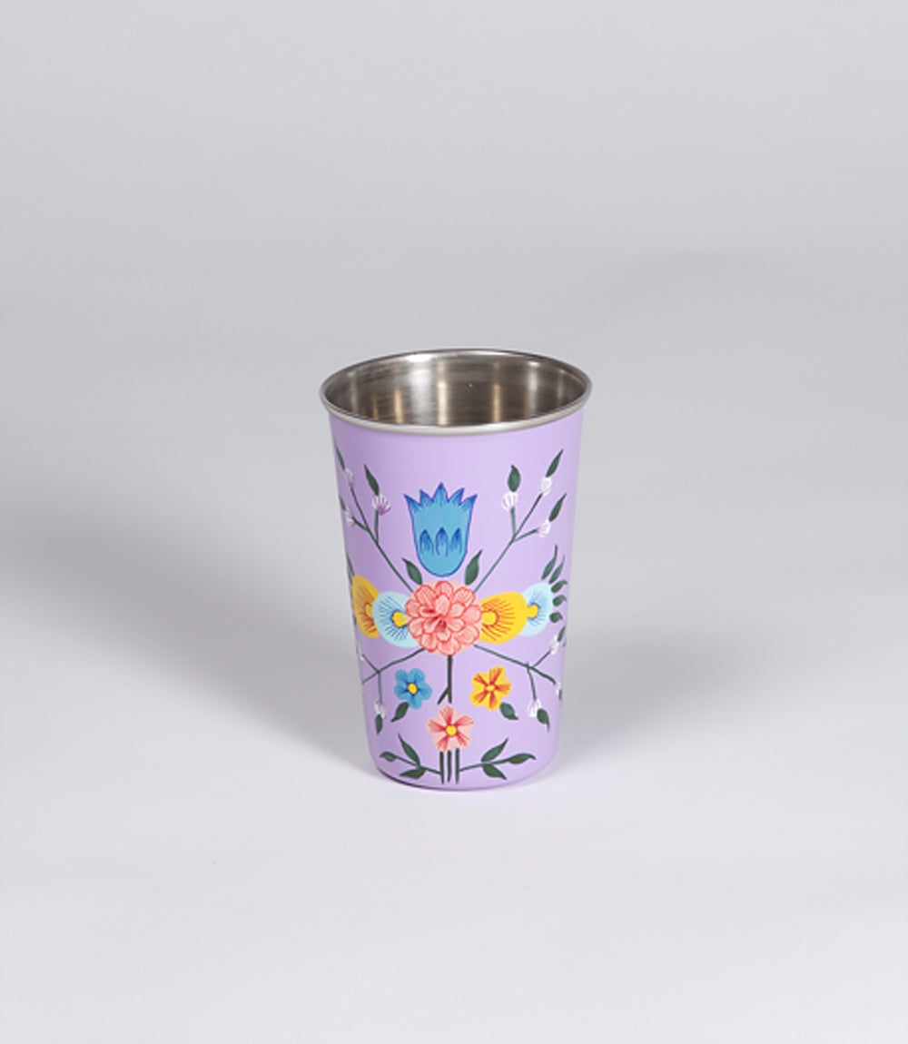 Flowery Lilac Tumbler