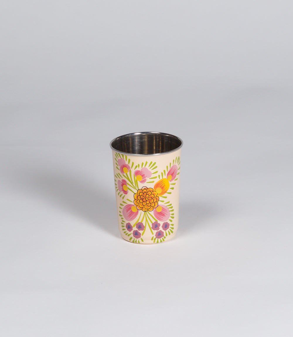 Flowery Peach Small Tumbler