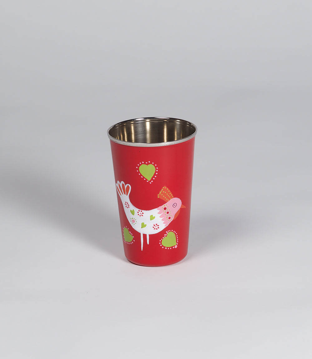 Ida the Chicken Red Drinking Tumbler