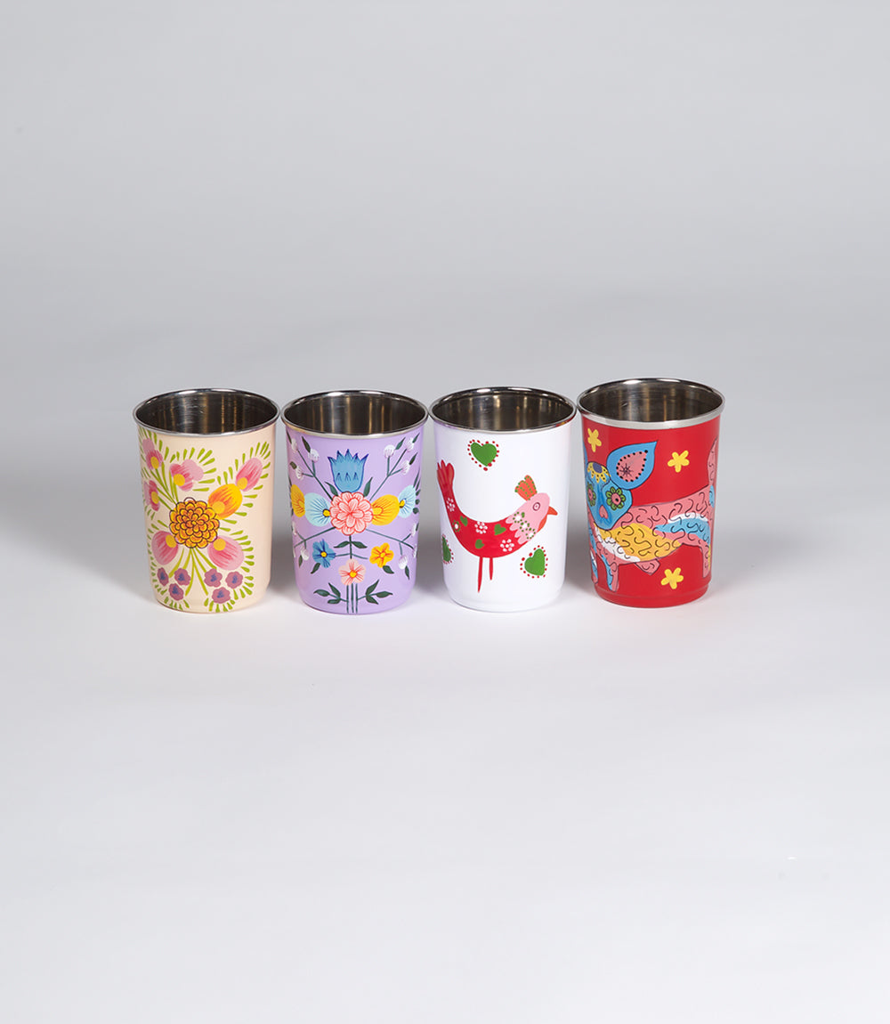 Flowery Peach Small Tumbler