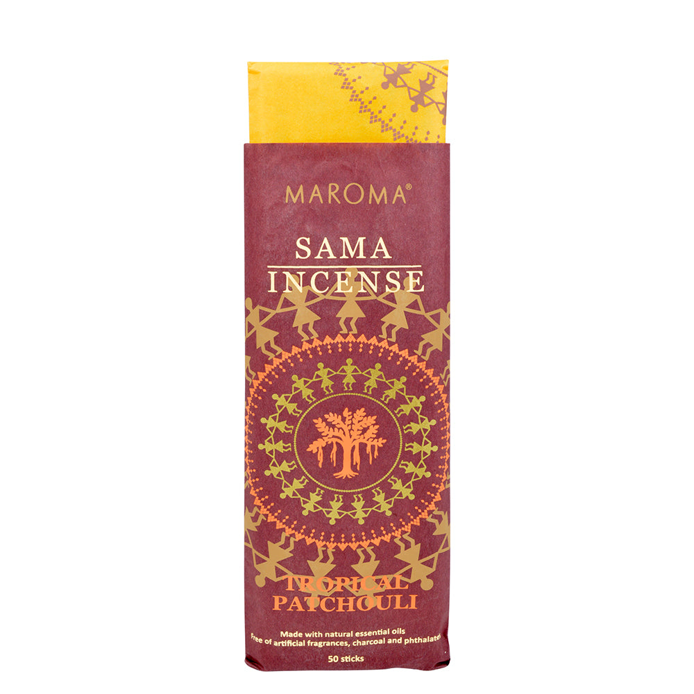 Maroma Sama Incense Sticks - Tropical Patchouli. Pack of 50