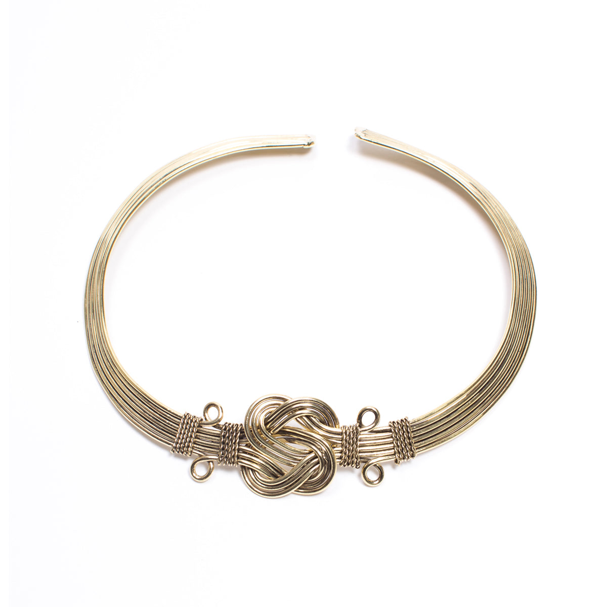 Buddha Knot Necklace - Gold
