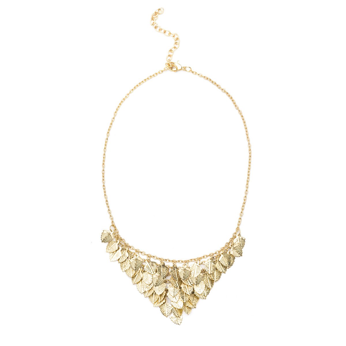 Falling Leaves Necklace - Gold