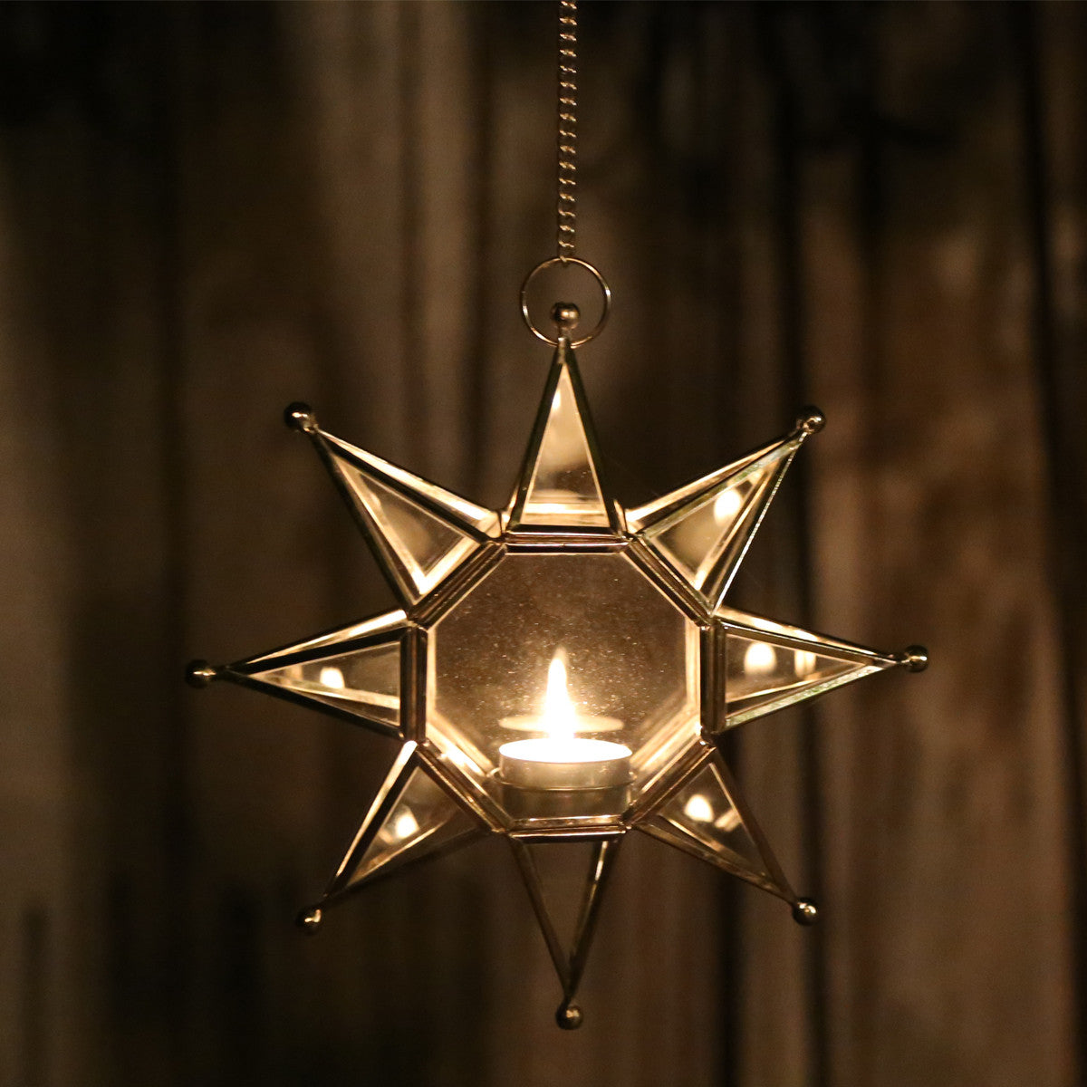Bright Steel Star, 8 Pointed